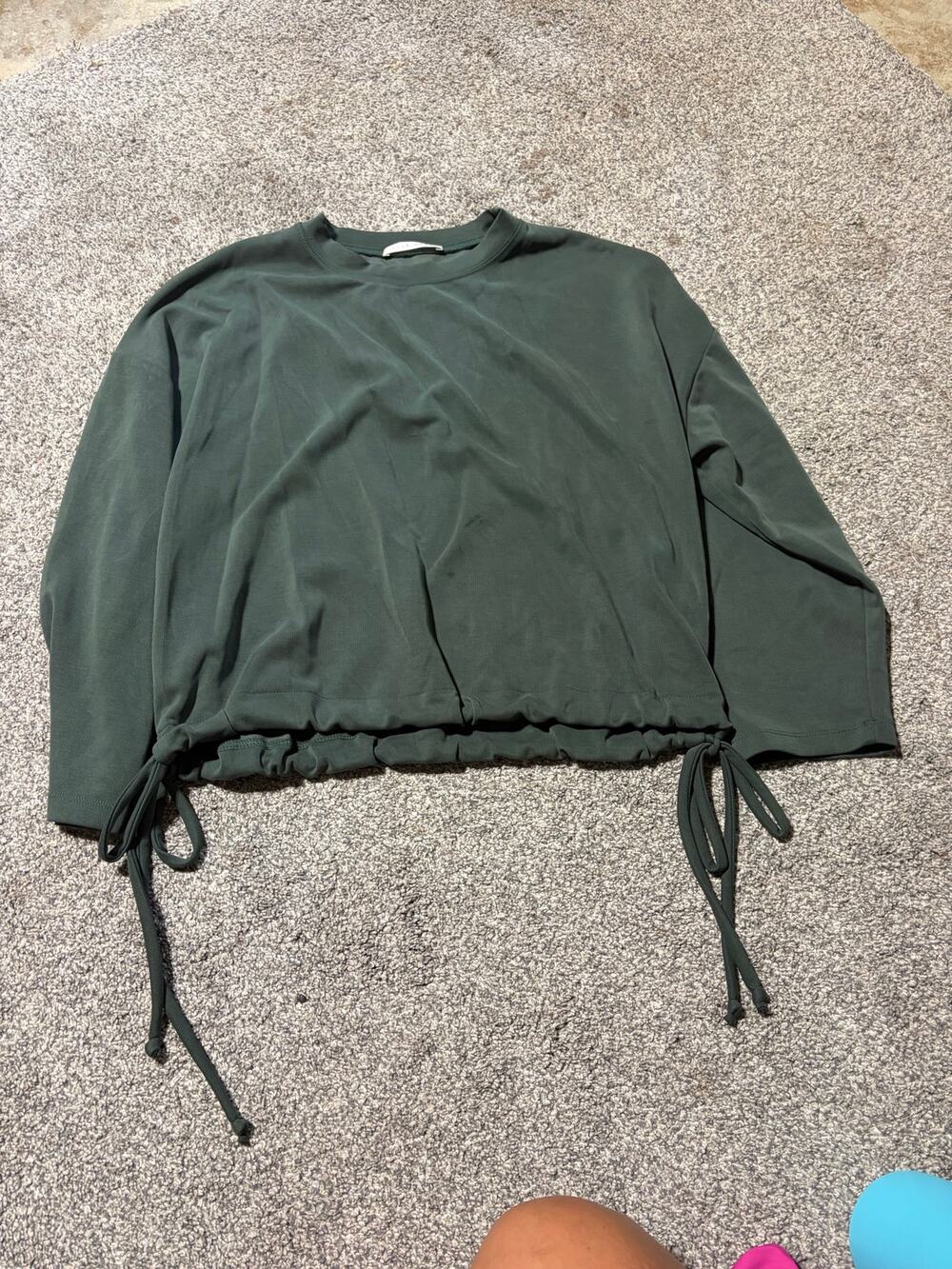 Elle Grey womens small green top